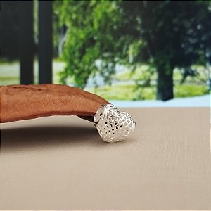 Berloque Separador Coração Filigrana - Prata 925 - MBL327-26156