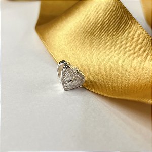 Berloque Separador Coração Espírito Santo - Prata 925 - MBL330-22132