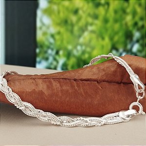 Pulseira Com 3 Fios - Prata 925 - P137-54324