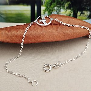 Pulseira Com Espirito Santo - Prata 925 - P144-22132