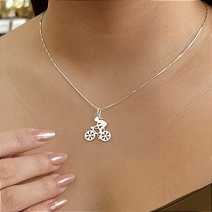 Gargantilha Ciclista - Prata 925 - MG821-27188