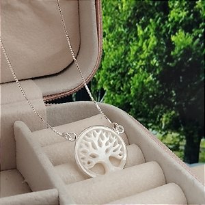 Gargantilha Árvore da Vida Madrepérola - Prata 925 - MG832-X326