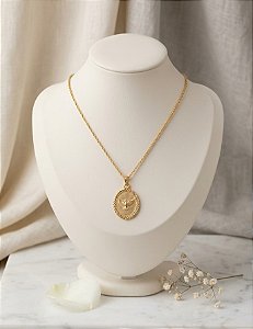 Gargantilha Espírito Santo - Semijoia 18k - MG849-X180