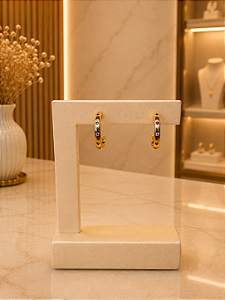 Argola Color - Semijoia 18k - B741