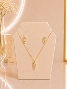 Conjunto Cravejado - Semijoia 18k - MCJ163