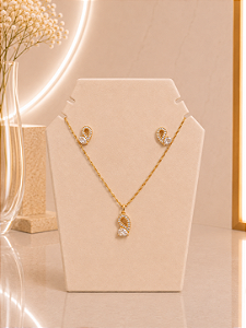 Conjunto Cravejado - Semijoia 18k- MCJ166
