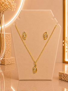 Conjunto Trabalhado - Semijoia 18k- MCJ182