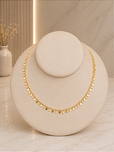 Gargantilha Choker Estrelinhas Semijoias 18k - MG1051
