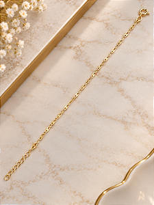Pulseira Corrente tampa de Latinha - Semijoia 18k - P218