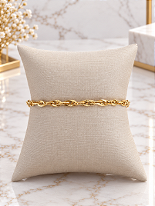 Pulseira Trabalhada - Semijoia 18k - P217