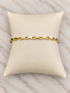 Pulseira Masculina Elo Cartier- Semijoia 18k- P230