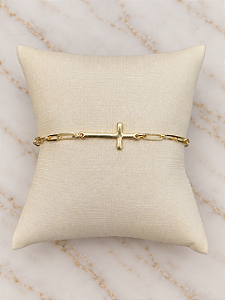 Pulseira Masculina Elo Cartier- Semijoia 18k- P235