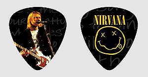 Kit 10 Palhetas da Banda Nirvana Sortidas para Violão, Ukulele e Guitarra