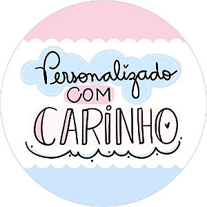 Etiqueta Adesiva PERSONALIZADO COM CARINHO
