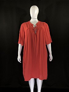 VESTIDO GOLA MIDI PLUS SIZE