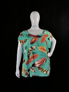 BLUSA DE PENA PLUS SIZE