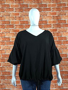BLUSA MANGA BUFAN PLUS SIZE