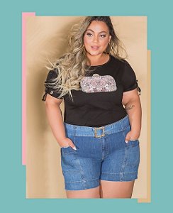 BLUSA DE MALHA PLUS SIZE