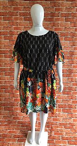 VESTIDO TROPICAL PLUS SIZE