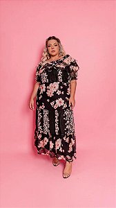 VESTIDO OMBRO A OMBRO PLUS SIZE