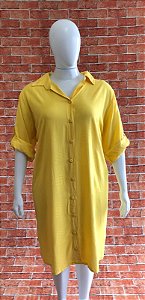 CAMISÃO AMARELO OURO PLUS SIZE