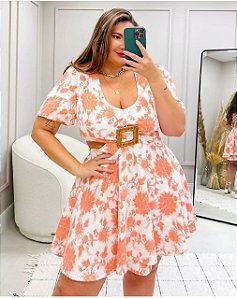 VESTIDO CURTO FLORES