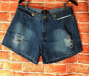 SHORTS JEANS FIVELA FIXA NA CINTURA