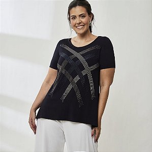 BLUSA COM HOTTIX PINCELADO
