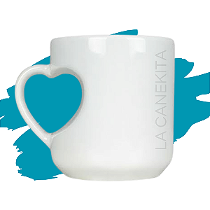 Caneca personalizada formato coração