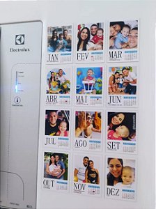 Foto Ímã com Calendário 2025 Personalizado