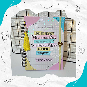 Planner Devocional Personalizado - Capa Para Personalizar