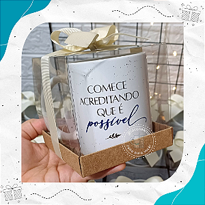 Caneca Com Caixa Visor