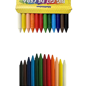 Big Giz de Cera Escolar Jumbo 12 cores | Acrilex