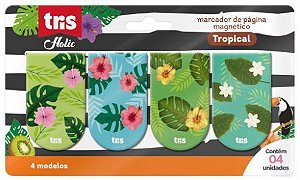 Marcador de Página Magnético Holic Tropical 04 unidades | Tris