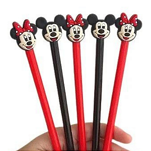 Caneta em Gel Divertida Mickey e Minnie Mouse 0.5mm unidade | Fun