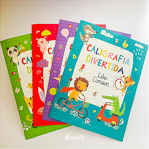 Kit 4 Livros Coloridos Caligrafia Divertida | Ciranda Cultural