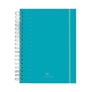 Caderno Smart Universitário Vision Azul Turquesa 10 Matérias | DAC