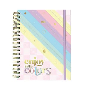 Caderno Smart Colegial Enjoy Colors 10 Matérias | DAC
