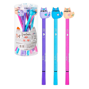 Caneta Fineliner 0.4mm Love Cat Gatinho | BRW