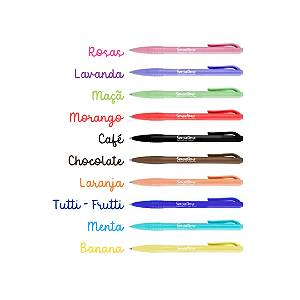 Caneta Esferográfica Sensations Perfumada com Cheirinho | NewPen