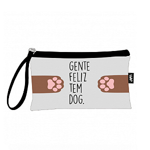 Necessaire Postal Petit - Gente Feliz tem Dog | Uatt