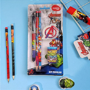 Kit Escolar Avengers Marvel | Molin