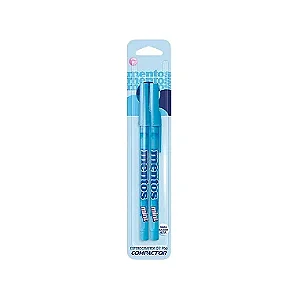 Kit c/2 Canetas Esferográficas Pop Mentos (Tinta Azul) | Compactor