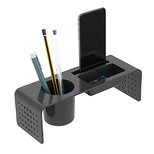 Organizador Multi Prime Office Black c/ Porta Celular | Waleu