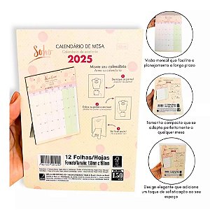 Calendário Planner de Mesa Soho 2025 | Tilibra