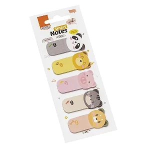 Bloco Marca-Páginas Smart Notes Zoo Bichinhos | BRW