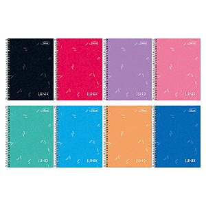 Caderno Colegial Lunix Colors 1 Matéria | Tilibra