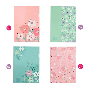 Pasta em L A4 Love Flowers | Molin