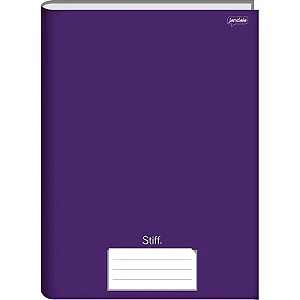 Caderno Brochurão Grande 1 Matéria Stiff Roxo | Jandaia