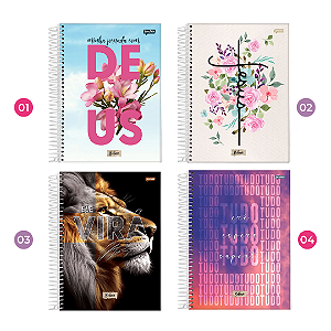 Caderno Espiral Universitário Believe 1 Matéria | Jandaia
